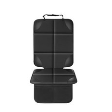 加厚耐磨防滑安全座椅保護墊 汽座保護墊 汽車座椅保護墊 汽車安全座椅保護墊 兒童安全座椅保護墊, 基本款, 黑