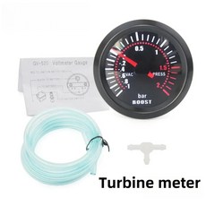 스모크 렌즈 센서 부스트 게이지 바수온오일 온도오일 압력전압계타코미터, 02 Turbine meter, 1개