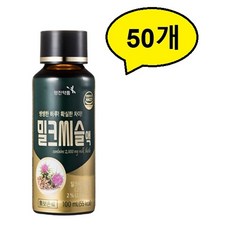 영진약품 밀크씨슬액 100ml 피로회복 간에좋은 혼합음료, 영진약품 밀크씨슬액 100mlX50병/숙취해소 음주전후, 50개