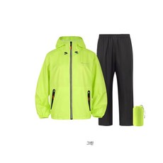 고급 비옷 상하세트 초경량 휴대용 우의 배달 캠핑 레인슈트