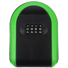 수위실 벽걸이형 소형 비밀번호 키박스 차키보관함 열쇠수납장, 1개, 그린