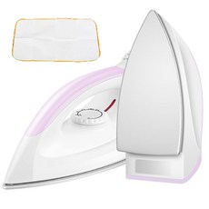 AFC干燙老式電熨斗 手工電熨斗家用干式熨斗燙鉆燙畫燙斗熨燙機【電熨斗】, 178粉色不銹鋼底板+燙衣墊