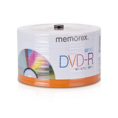 Memorex 32020031749 DVD-R 16x 에코 스핀들 베이스 디스크 50팩