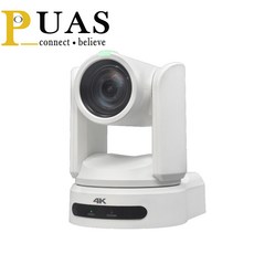 푸아스 PUAS 3G-SDI 4K UHD800 30x 방송용 30배줌 전문가 PTZ 카메라, 화이트
