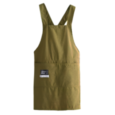 디노르 방수 카페 캠핑 앞치마, 1개, 베이지(beige)
