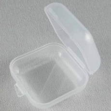 휴대용악세사리보관함 악세사리통 미니수납통 미니사각케이스 미니 플라스틱 소품통 5P, 1개, 상세페이지 참조