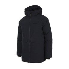 로켓그로스_험머 유니섹스 H5 로고 방한 스포츠 패딩 네이비