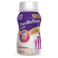 PaediaSure 페디아슈어 어린이 드링크 바닐라 쉐이크 200ml 8팩, 8개, 8개