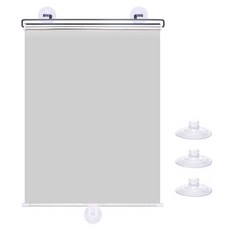 일사차단 천막 태양 음영 블라인드 홈 개폐식 롤러 커튼 발코니 개인 정보 UV 자동차 액세서리 앞 유리, White