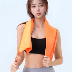 루파 쿨핏 스포츠 타올 세트, 1세트, 앰버오렌지