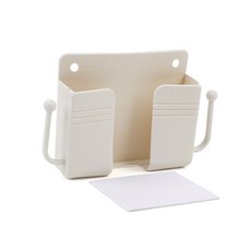 부착식 다용도 수납 거치대 후크 멀티거치대, 흰색, 흰색