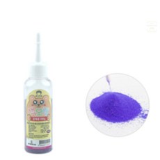 끈이스토어 공예용 색모래 100g 보라 유아모래 미술모래