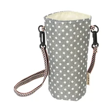 옥스포드 천 절연 물병 커버 방수 스트랩 열 컵 슬리브 야외 워머 음료 용기, 08 19cm x 7cm, 1개