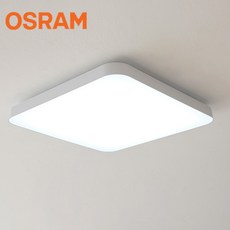 케이시 LED 심플 방등 천장등 전등 60W 오스람칩 플리커프리 AS 2년 국내조립, 화이트