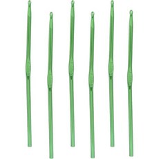 코바늘 크로셰 바늘 뜨개질 수이워틴 3개/세트 2mm/2.5mm/3mm 후크 알루미늄 세트 실 DIY 공예 프로젝트용 고무 손잡이 인체공학적, 4mm, Aluminum