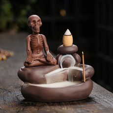 紫砂骷髏頭倒流香薰爐, 禪定瑜伽小鬼