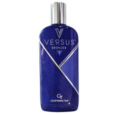 Versus Bronzer Step 2 DHA 실내 태닝 베드 로션 아웃도어 UV 썬 탠 인스턴트 & 딜레이드 다크 브론징 크림 피부 보습 및 항산화 포뮬러 236.6ml, Versus Bronzer Step 2 DHA 실내 태