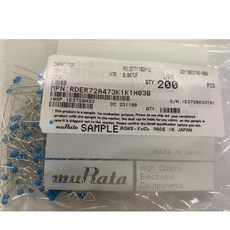 村田 MURATA 0.047UF 100VDC X7R L/S 5mm 多層陶瓷電容器 RDER72A473K1K1H03B, 1個