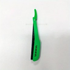 로본 최신 1PCS 남자 클래식 면도기 홀더 위장 패턴 면도 도구 스트레이트 에지 수염 컷 트리머, Gr n
