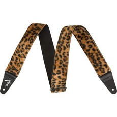 펜더 와일드 애니멀 프린트 기타 스트랩 2 얼룩말, Leopard, Strap
