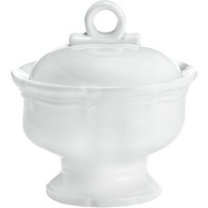 Mikasa 미카사 프렌치 컨트리 커버 슈가 볼 화이트, Sugar Bowl