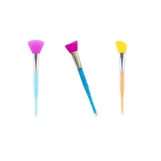 카이로스 컨퍼니 팩붓 팩 브러쉬 얼굴 페이스브러시 브러시 실리콘, 10개하늘보라CM003337, 10개