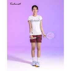 테크니스트 TNT66034 경기복 게임웨어 반팔티 배드민턴 피클볼 스포츠웨어