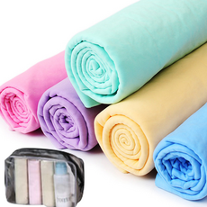 Rabie Moderne濕式毛巾 3個+專用防水收納包, 1組, 隨機出貨