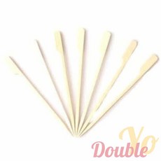 더블요 나무 손잡이 꽂이 대 50P 전꼬치 나무꼬챙이 도시락꽂이