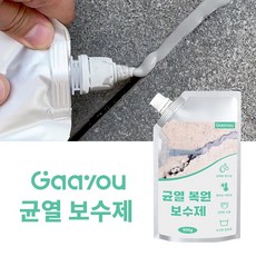 Gaayou 가정용 바닥 균열복원 보수제 지붕 욕실 벽면 몰탈시멘트 고탄력 접착제, 1개