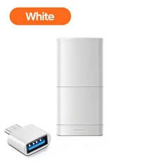 USB2.0 미니 마이크로 SD 카드 고속 메모리 리더기 (TF 슬롯 포함 최대 2TB 호환) 휴대용 어댑터, 01 USBTF Type-C White
