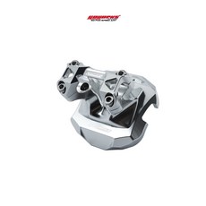 GOWORKS 把手座 YAMAHA FORCE2.0/AUGUR 專用 把手改裝 配件, 銀, 1個