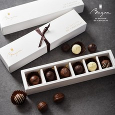 [선물추천]벨기에 수제초콜릿 브로이어 어쏘트먼트 컬렉션 6P+쇼핑백 / 초콜릿선물세트/Bruyerre Belgium Handmade Chocolate Gift Set 6P, 1세트, 82g