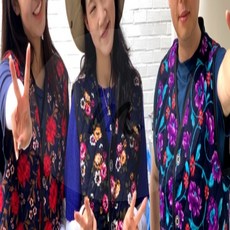 꿀이맘 겨울 할머니 조끼 누빔조끼