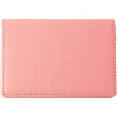 12011678 명함 꽂이 케이스 거치대 슬립온 명함지갑 노와르 통시마치 NSL-2807, 코랄 핑크, 높이 7.6 cm × 폭 11 cm × 두께 1.4