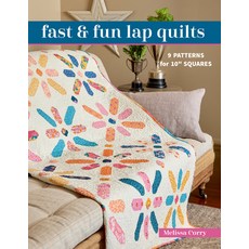 (영문도서) Fast & Fun Lap Quilts: 9 Patterns for 10 Squares Paperback, C&T Publishing, English, 9781644034736