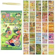 3D 릴리프 푹신한 스티커 세트 - 재미있는 천사와 악마 스티커 카와이 & 크리스탈 투명 두껍고 내구성이 뛰어난 핸드백/휴대폰 케이스/선물 장식 (영구 밀봉 패턴), Style67