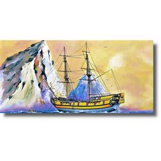 세머 1/120 블랙 팔콘호 해적 키드 탑승함 17세기 플라모델 SME90901