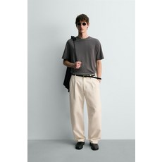 국내배송 ZARA 자라 남성 남자 코튼린넨 릴렉스핏 티셔츠 다크 그레이 5372427922 1791710, 국내배송 ZARA 자라 남성 남자 코튼린넨 릴렉스핏 티