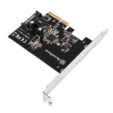 SilverStone 銀欣 ECU02-E PCI-E擴充卡 內接20pin Key-A USB 3.2 Gen2, 1個