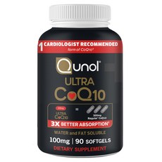 Qunol 超級輔酶Q10 100毫克軟膠囊, 90顆, 1罐