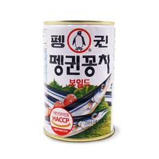 [2개묶음] 통조림 400g 펭귄 꽁치 1EA sp0+9628aI