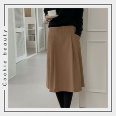 Cookie Beauty 顯瘦雙口袋假兩件褲裙