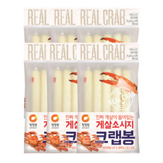 청정원 게살소시지 크랩봉( ), 15g, 6개