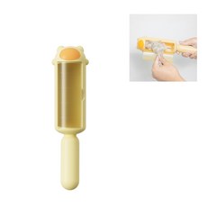 바이유즈 강아지고양이 털제거 반영구 쓱싹쓱싹 돌돌이, 옐로우, 1개