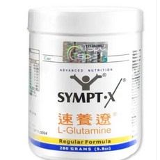 速養遼 L-Glutamine 左旋麩醯胺酸 瓶裝 280g, 1個, 速養遼 左旋麩醯胺酸,280g 罐裝