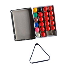 YSSHOP 어린이용 미니 당구공 22개 세트 다루기 쉽고 컴팩트하며 가벼운 2.5cm(1인치) 스누커공 완전 세트 놀이방, 2.5cm, 수지, 다채로운 색상
