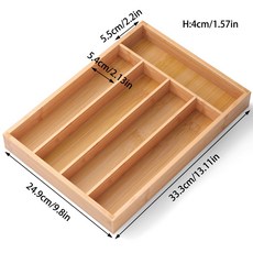 커트러리 정리함 싱크대 서랍 수저트레이 다용도 보관함 주방, 1개, 5칸(폭조절X)