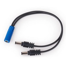 락보드 이펙터 전압 더블러 Y 케이블 9V to 18V 고전압 전원선, 1개
