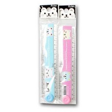 플라스틱 자 학교 방안자 사무실 문구 준비물 방안자 30cm, 1개